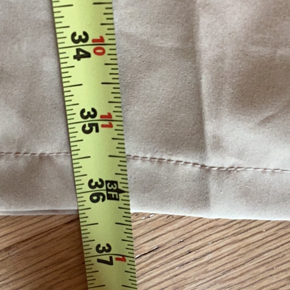 New knee length trench coat,size large double breasted buckle straps sleevesNWOT - Picture 9 of 9